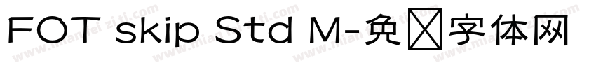 FOT skip Std M字体转换